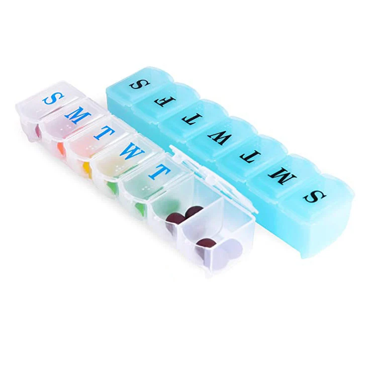 Wholesale/Supplier Cheap Portable 7 Days Pill Box Plastic Pill Organizer