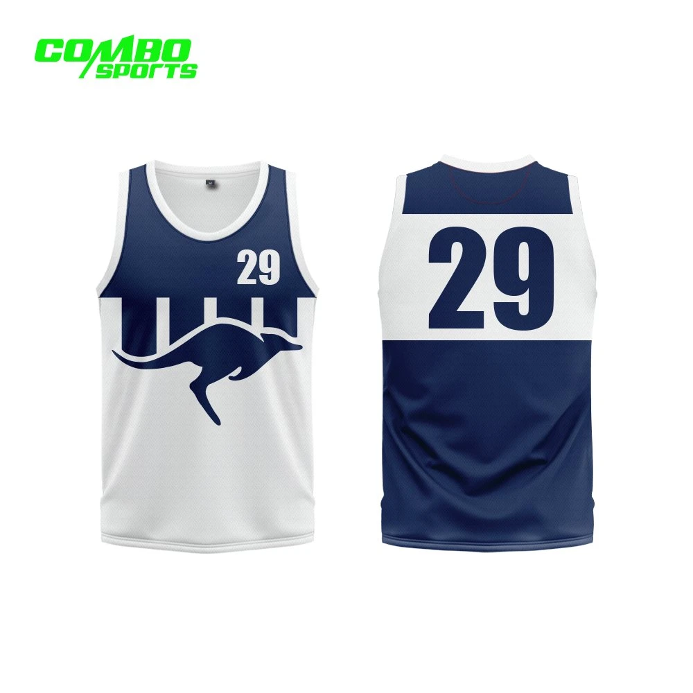 100% Polyester Sublimation Print Full Red Color Dry Fit Basketball Shirts for Man