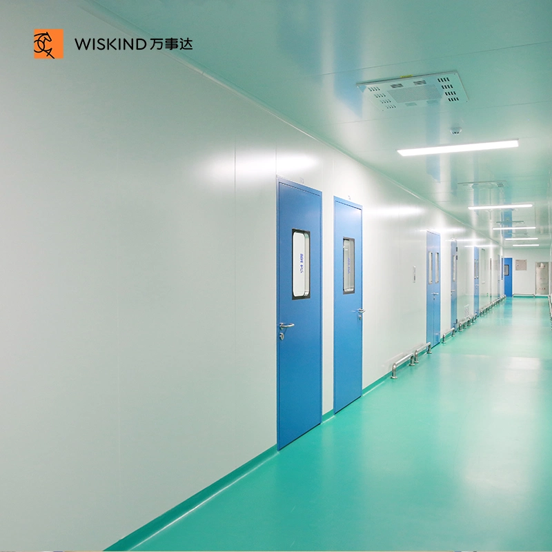 50mm/75mm/100mm/150mm PPGI Rockwool Sandwich Wall Panel Modular Cleanroom