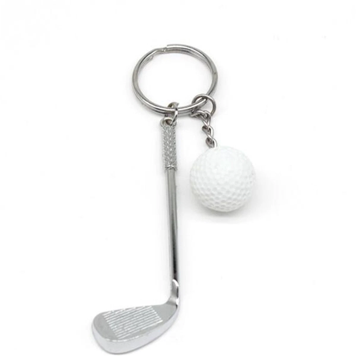 Llavero de golf con colgante de metal de recuerdo de juegos