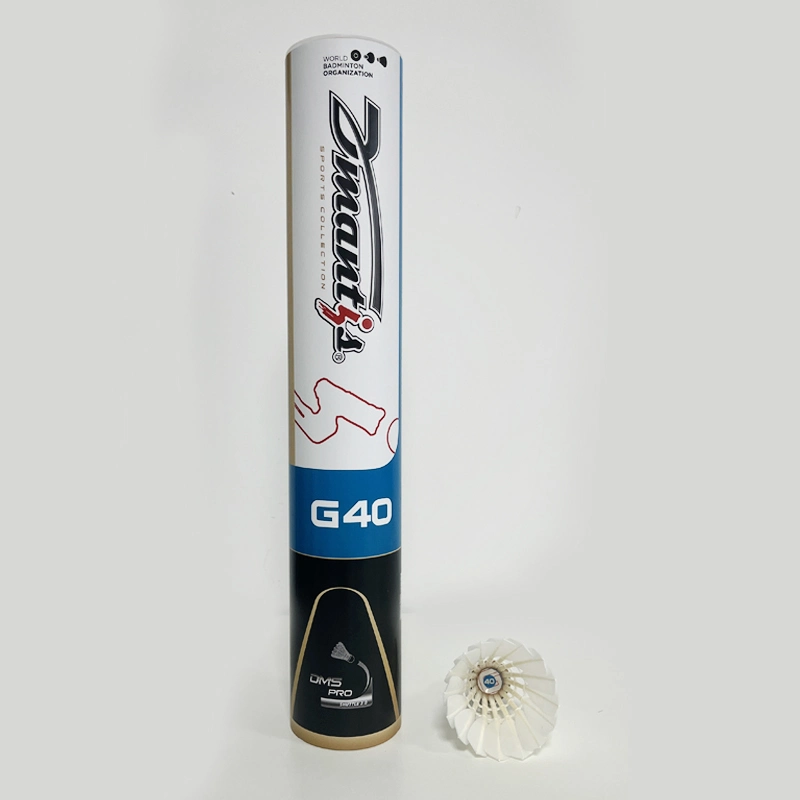 Dmantis G40 Modelo Badminton shuttlecock pluma de ganso Natural pluma duradera Y estable