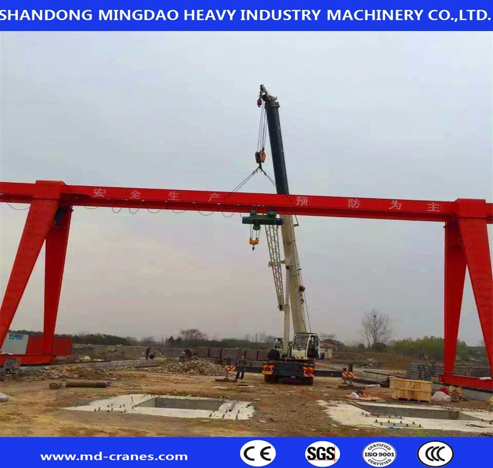 Rail Mounted Single Beam Electric Traveling Portal Crane for Sale