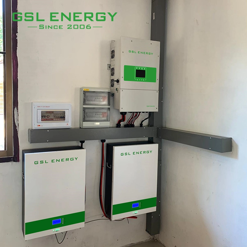 Gsl Energy off Grid Energy Storage Powerwall 48V 5kwh 10kwh 100ah 200ah Home Solar System LiFePO4 Battery