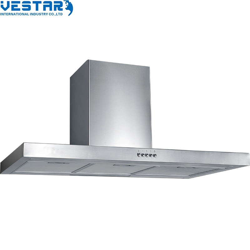 Customize 220V Chimney Stainless Auctomatic Vented Range Hood