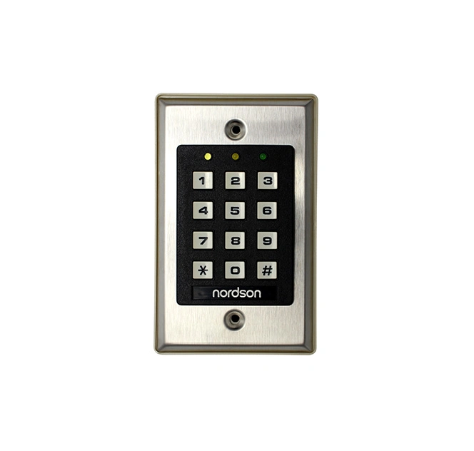Stainless Steel Panel Single Relay Output Digital DC12V Digital Access Control Keypad
