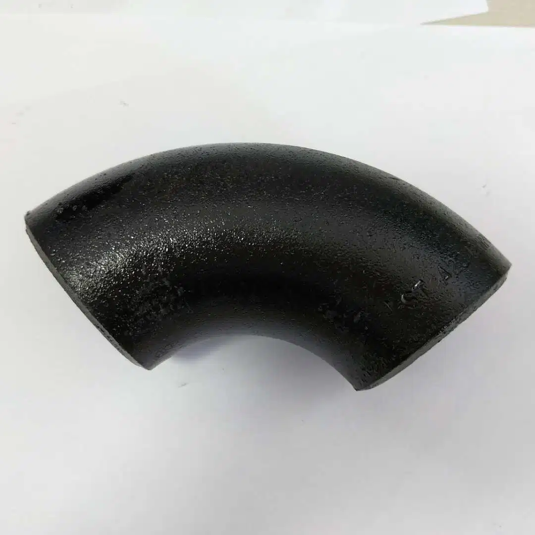 ANSI B16.9/ASTM A234 Wp11 Lr 45/60/90/180 Degree Bend Black Carbon Stainless Steel Pipe Fitting Butt Weld Long Radius Seamless Ss Flange Tee Reducing Elbow