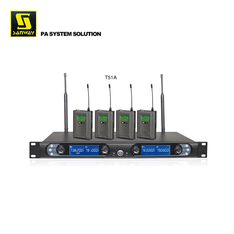 8845A Four Bodypack Wireless Microphone for Karaoke