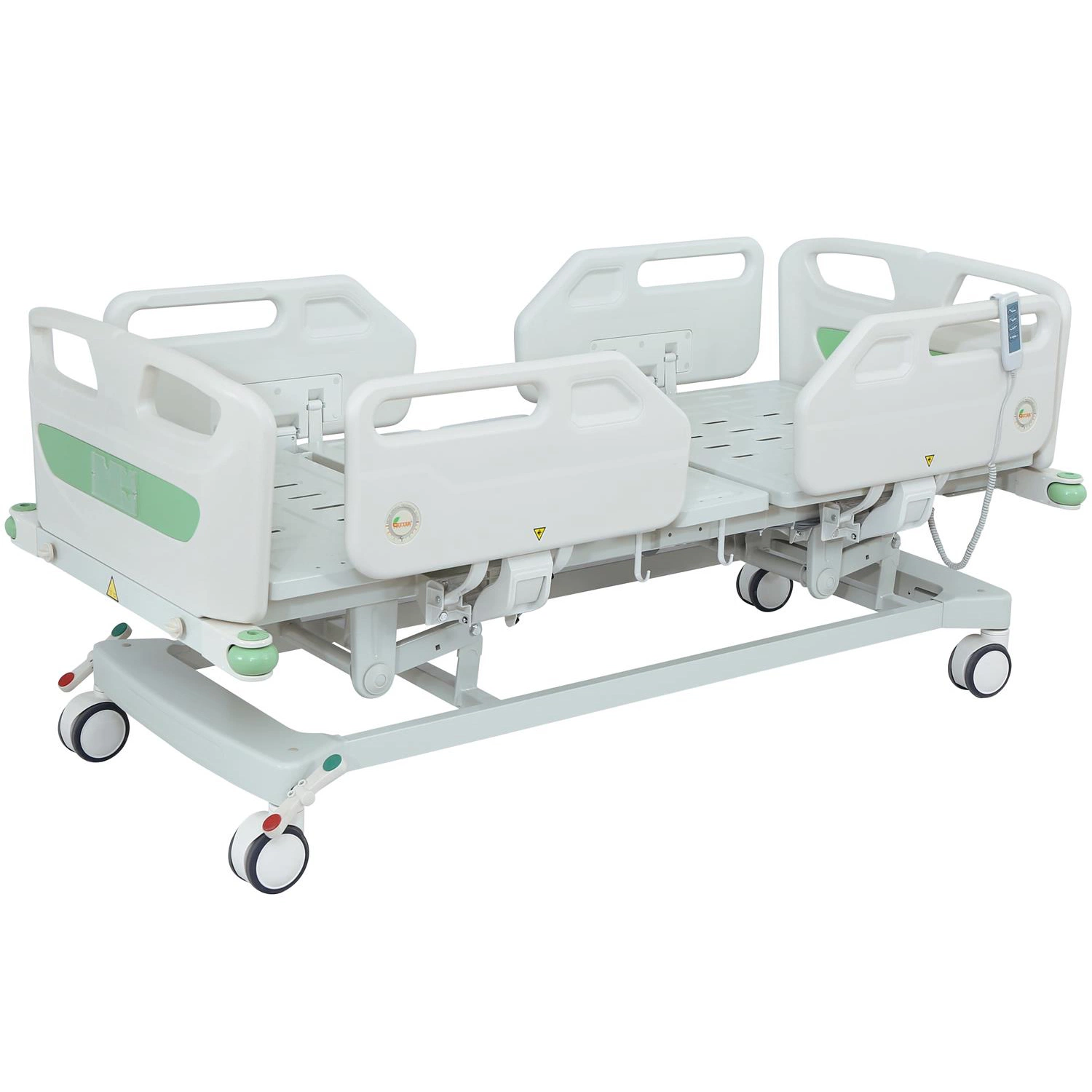 Medical Device Three Function ICU Bed with PP Side Rails