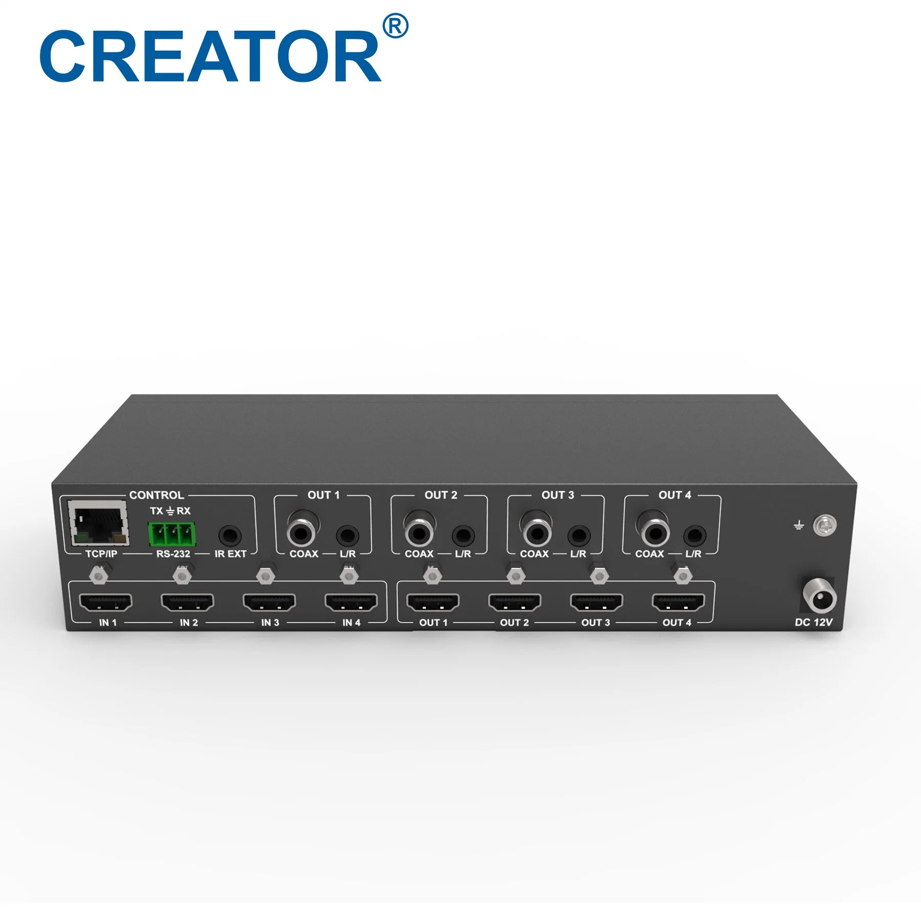 4K HDMI 4X4 Matrix Supports 18gbps Transmission Rate