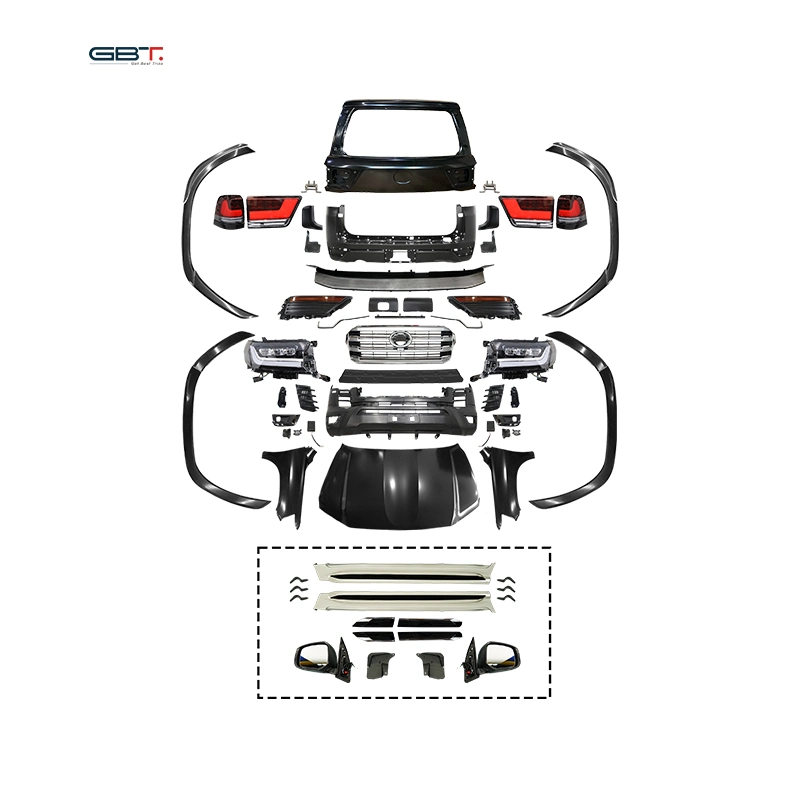 Комплект кузова для автомобилей с кузовом GBT для аксессуаров Toyota Land Cruiser 200 2008-2015 LC200 Модернизация модели LC300