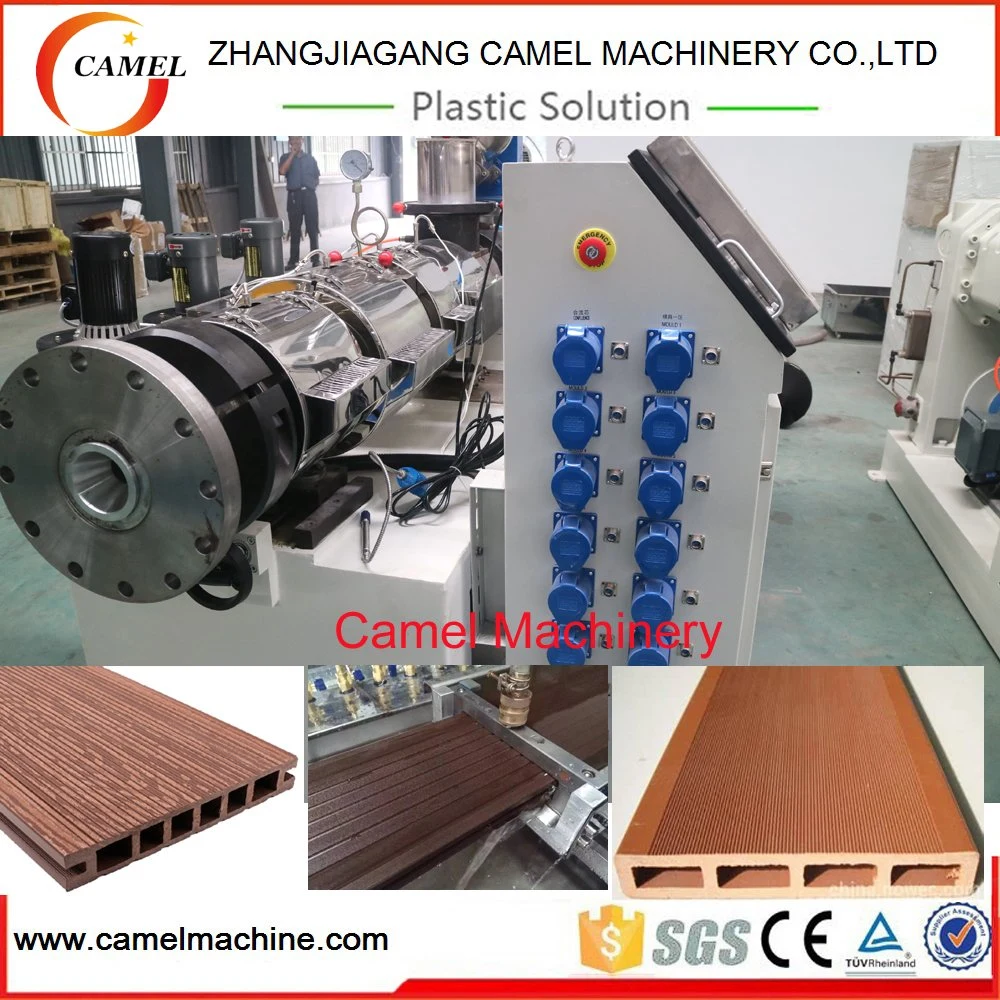 WPC Door Panel Wood Plastic Board Profile Decking Panel Machine Extrusion Production Line