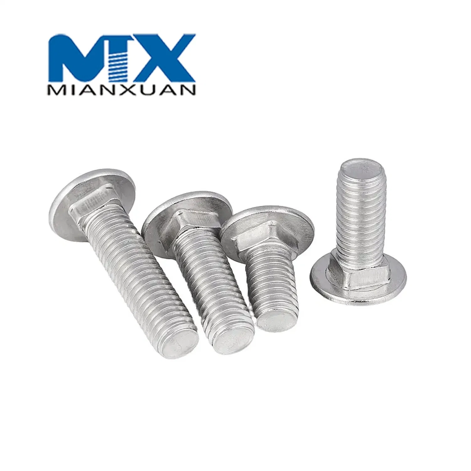 Heavy Duty GB12 Stainless Steel Carriage Bolt for Automotive Applications