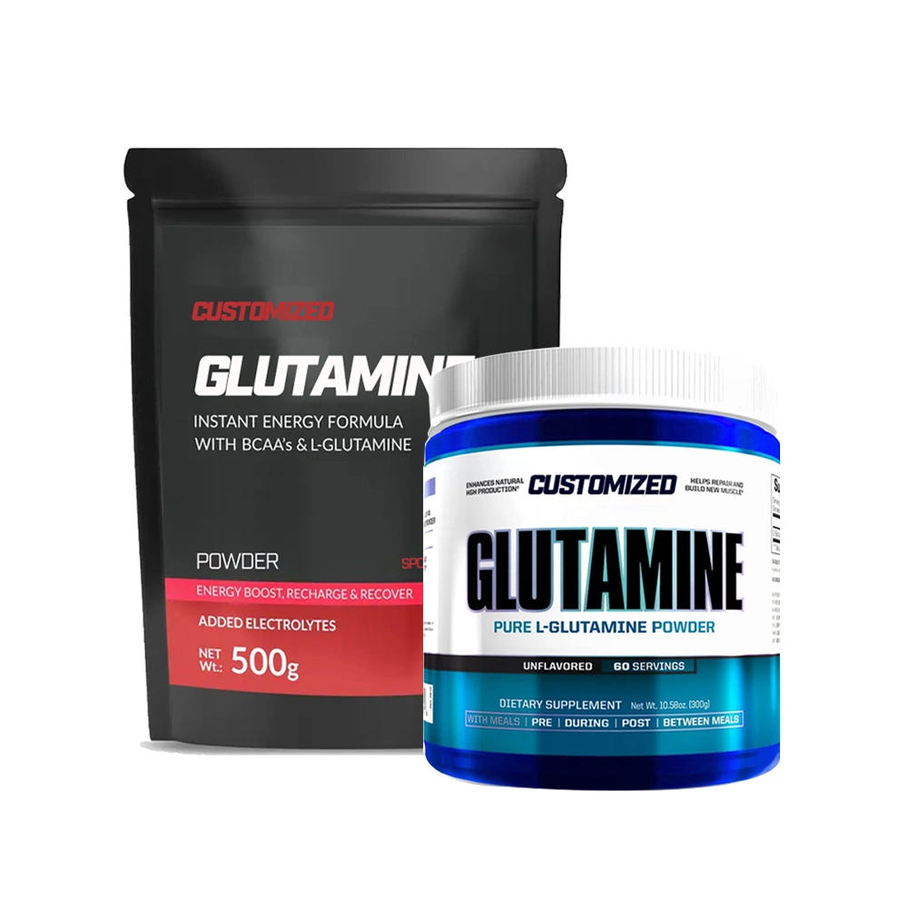 OEM Pure Glutamine prueba de polvo aumenta Post-entrenamiento recuperación de complemento deportivo Polvo de Glutamina de Pre-entrenamiento en polvo