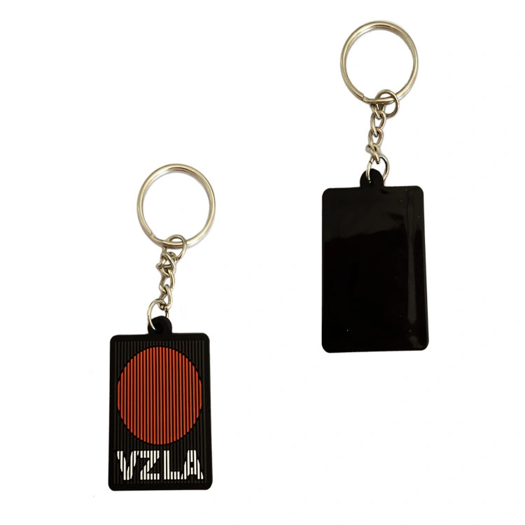 Custom Cute Logo 3D Silicone PVC Keychain Promotional Gifts
