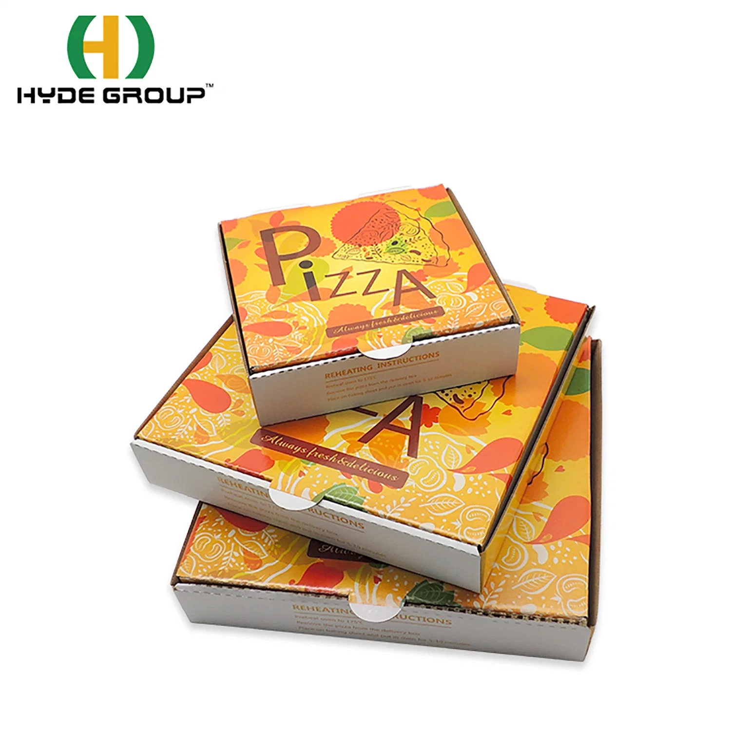 Wholesale/Supplier Custom Logo Printed Corrugated Carton Paper Cheap Pizza Boxes Supply