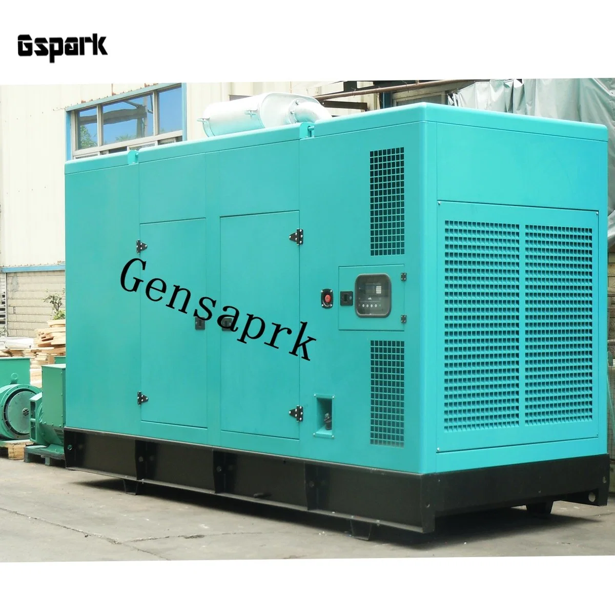 50 Гц 400 в бесшумная дизельная генераторная установка, генерирующая мощность машины 300 кВА