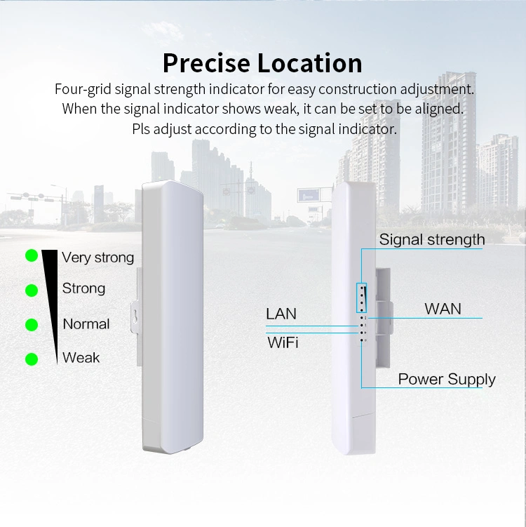 Hot Sale Comfast CF-E313AC 900Mbit/s sans fil 5.8GHz Outdoor CPE 10km Pont WiFi