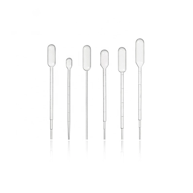 Laboratoire de transfert jetable Pipette Pasteur 2ml 3ml 5 ml