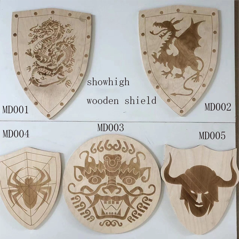 Atacado Toy Shield Lion Shield MD001 em madeira