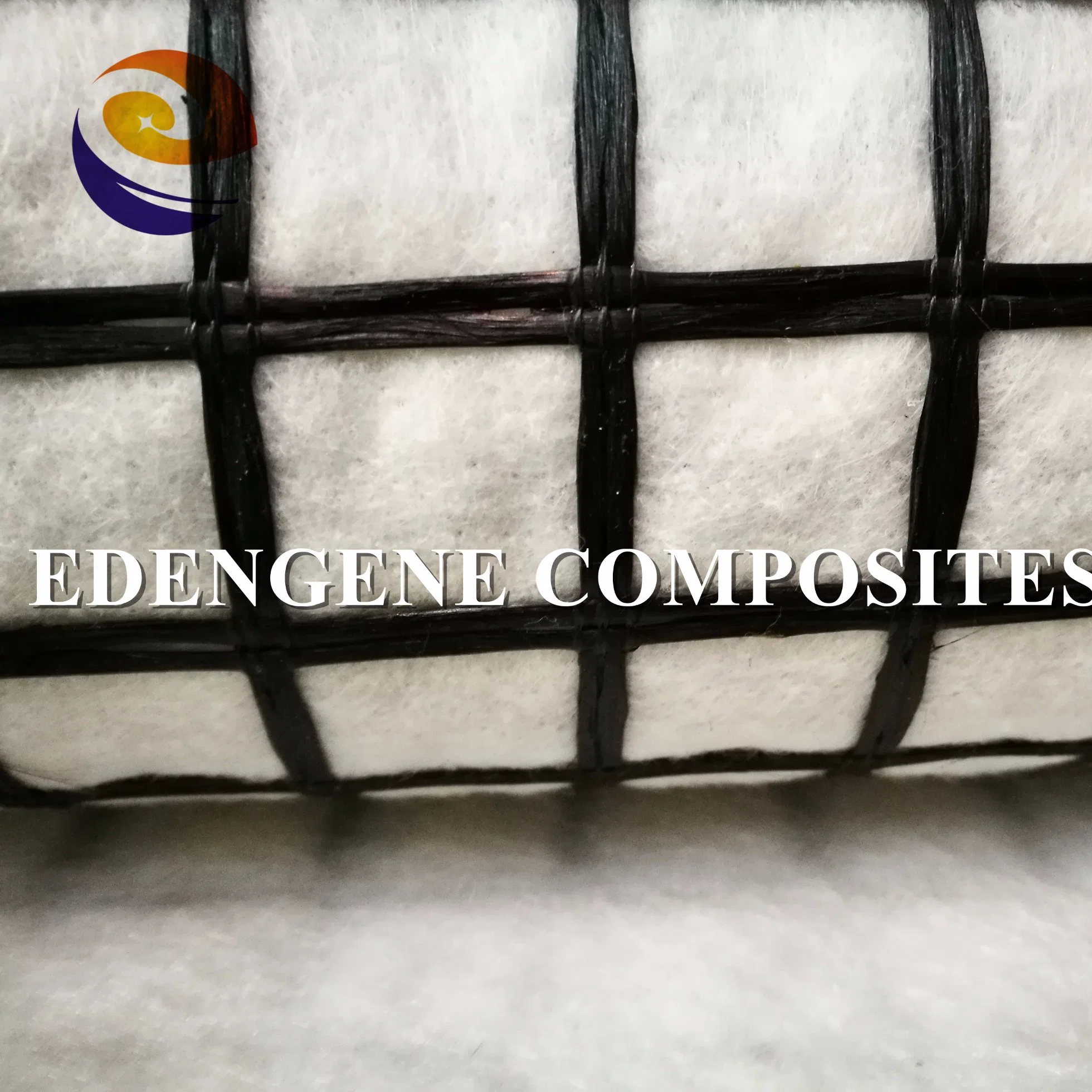 Glass Geogrid 100kn Composite Nonwoven for Asphalt Layers Reinforcement