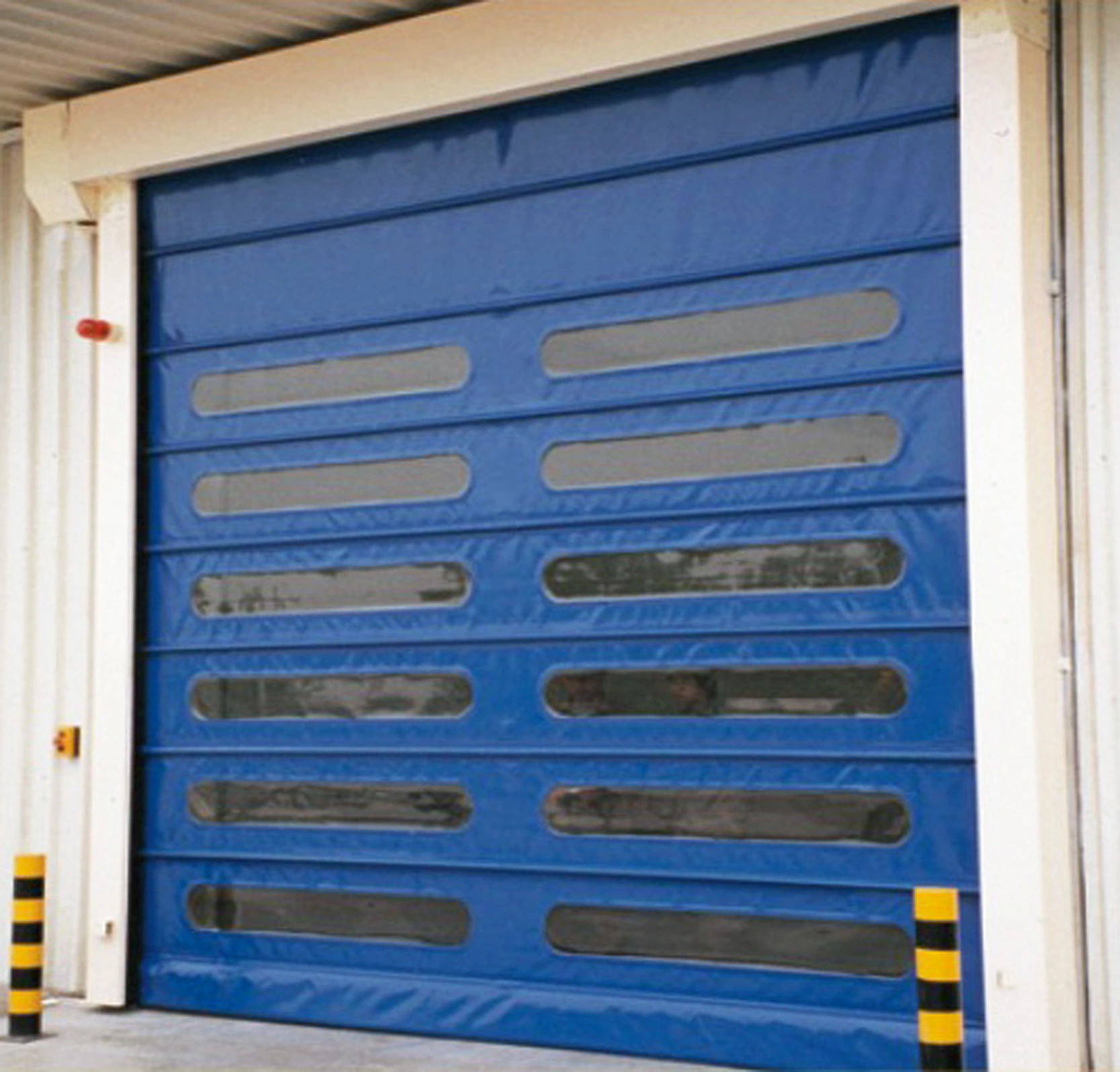 Industrial Windproof Wind Resistant High Speed Fast Vertical Lift Action Belt Automatic PVC Soft Fast Stacking up Rolling Rapid Traffic Door