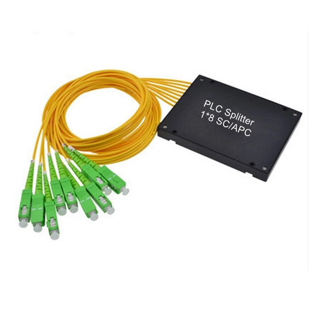 Conector compatible 1X8 del Sc del divisor de la fibra ó ptica del PLC del Sistema de Huawei Gpon FTTH de Epon