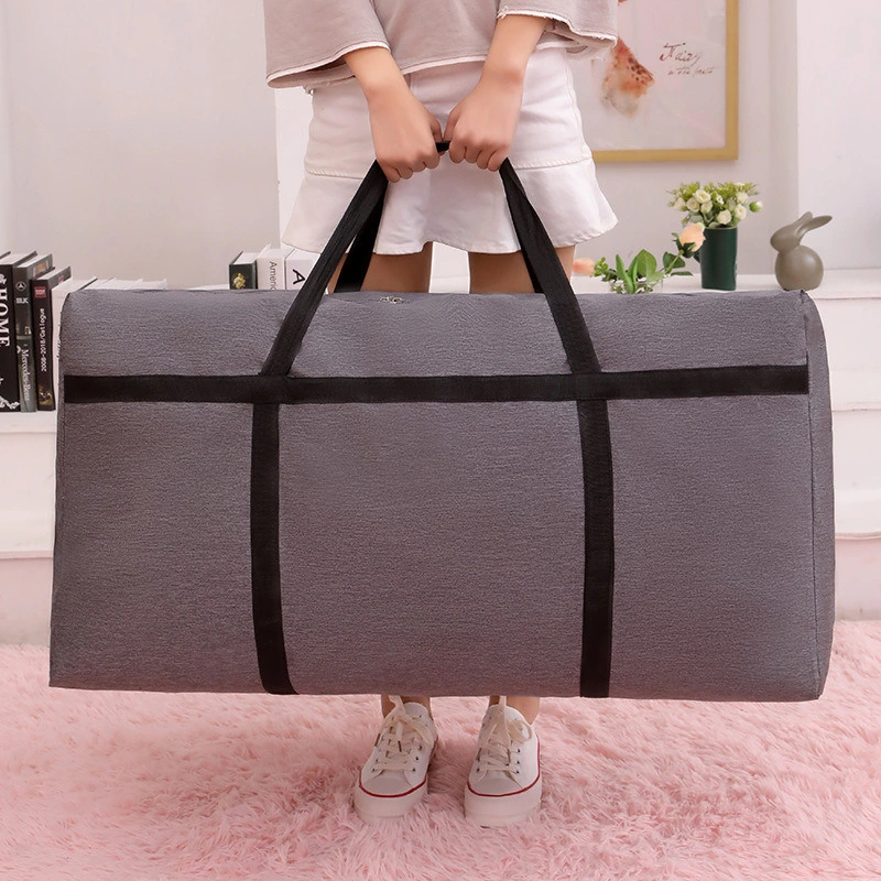 Extra Large Storage Bag Splash Proof Hand Luggage Capacity Cotton, Jumbo Oversized Laundry Bag Closet Organizer Heavy Duty Moving Bag Travel Luggage Ci13335