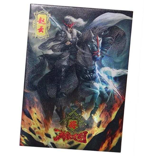 Custom Cartoon Laser Card Holographic Foil Trading Game Card Packs Poster Printing