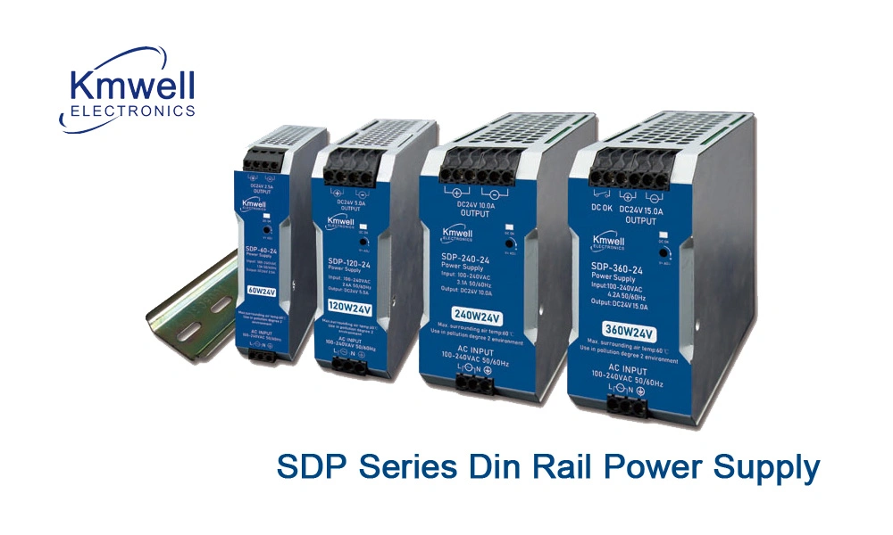 Alimentation industrielle à découpage pour rail DIN Installation Sdp-120-24 120W24V Alimentations SMPS pour le contrôle de l'automatisation.