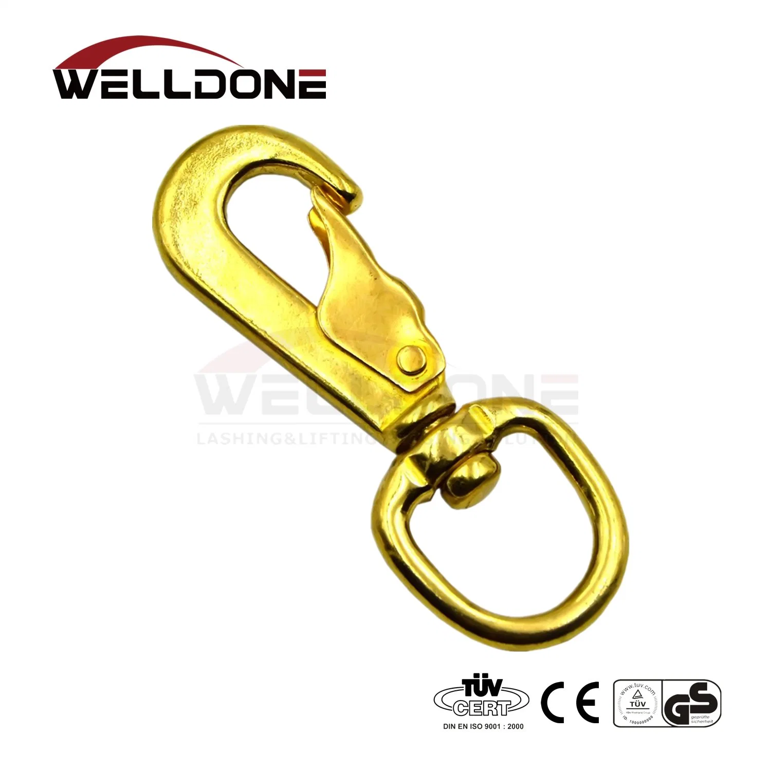 Solid Brass Swivel Eye Bag Parts Sanp Hook