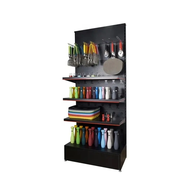 New Arrival Tools Storage Stand Hardware Display Racks Pegboard Floor Display