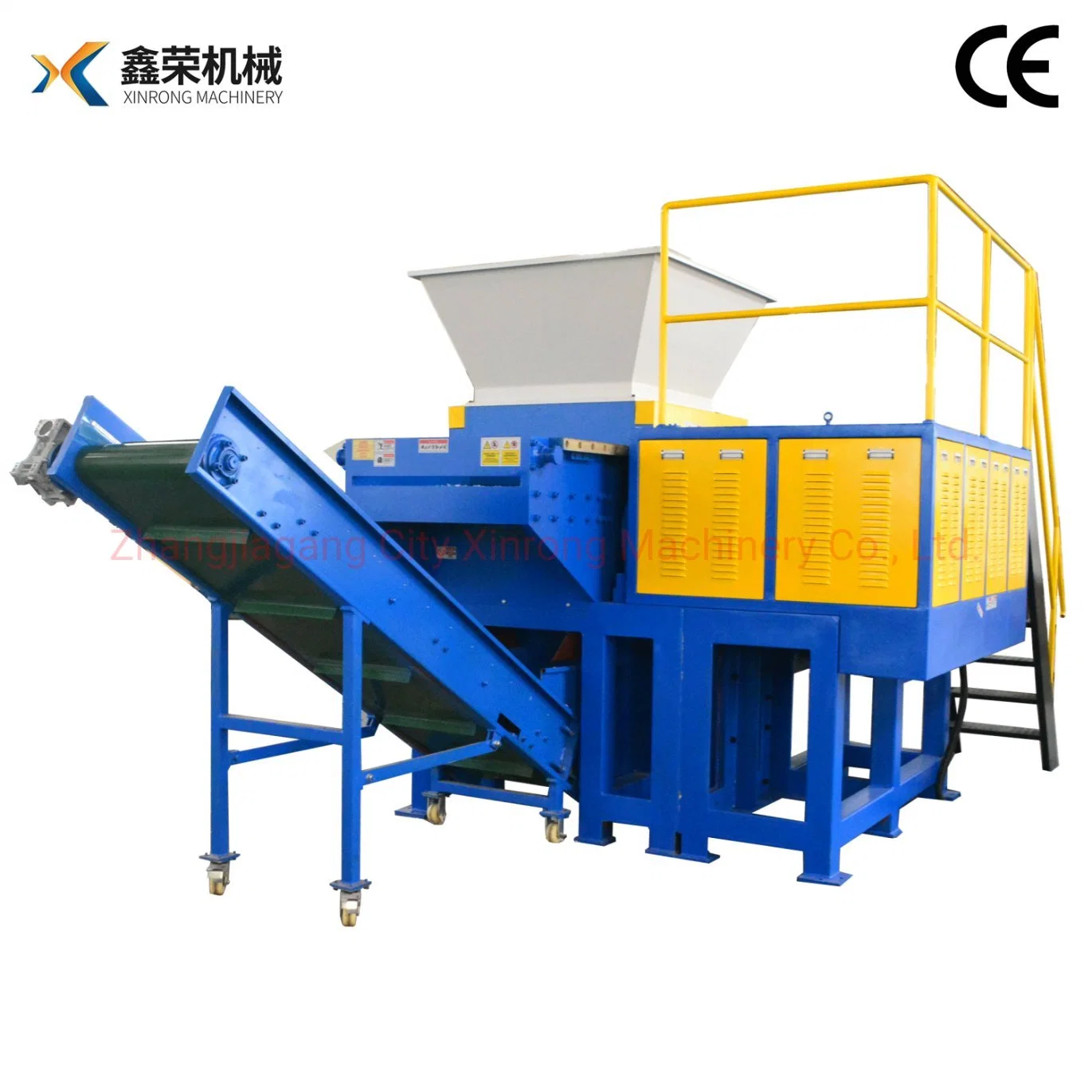 Film Shredder/Single Shaft for Waste Plastic Film/Woven Bags/Jumbo Bags/Waste Leather/Waste Pet Fibres/Specially Designed Shredder for Soft Plastic Material