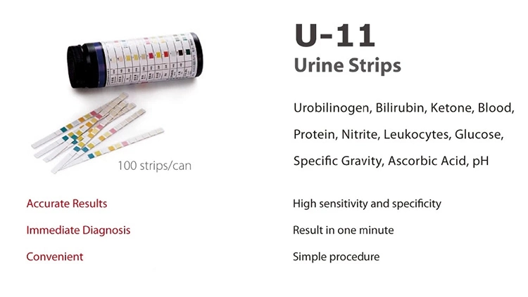 Ua-66 Mejor Precio Aparato Médico semiautomático de Química de la orina Analyzer portátil