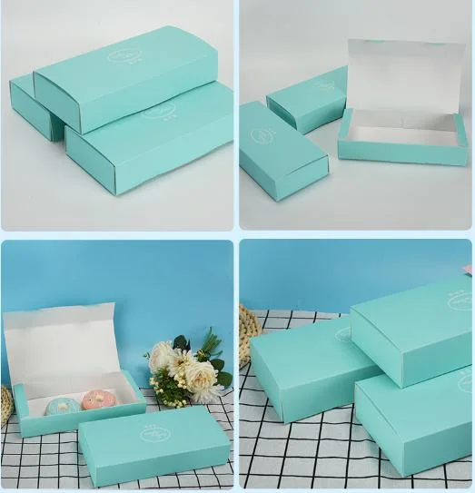 Customized Factory Compititive Macaron Boxes Sell Macaron Blisters Gift Box Cookie Packaging Boexes