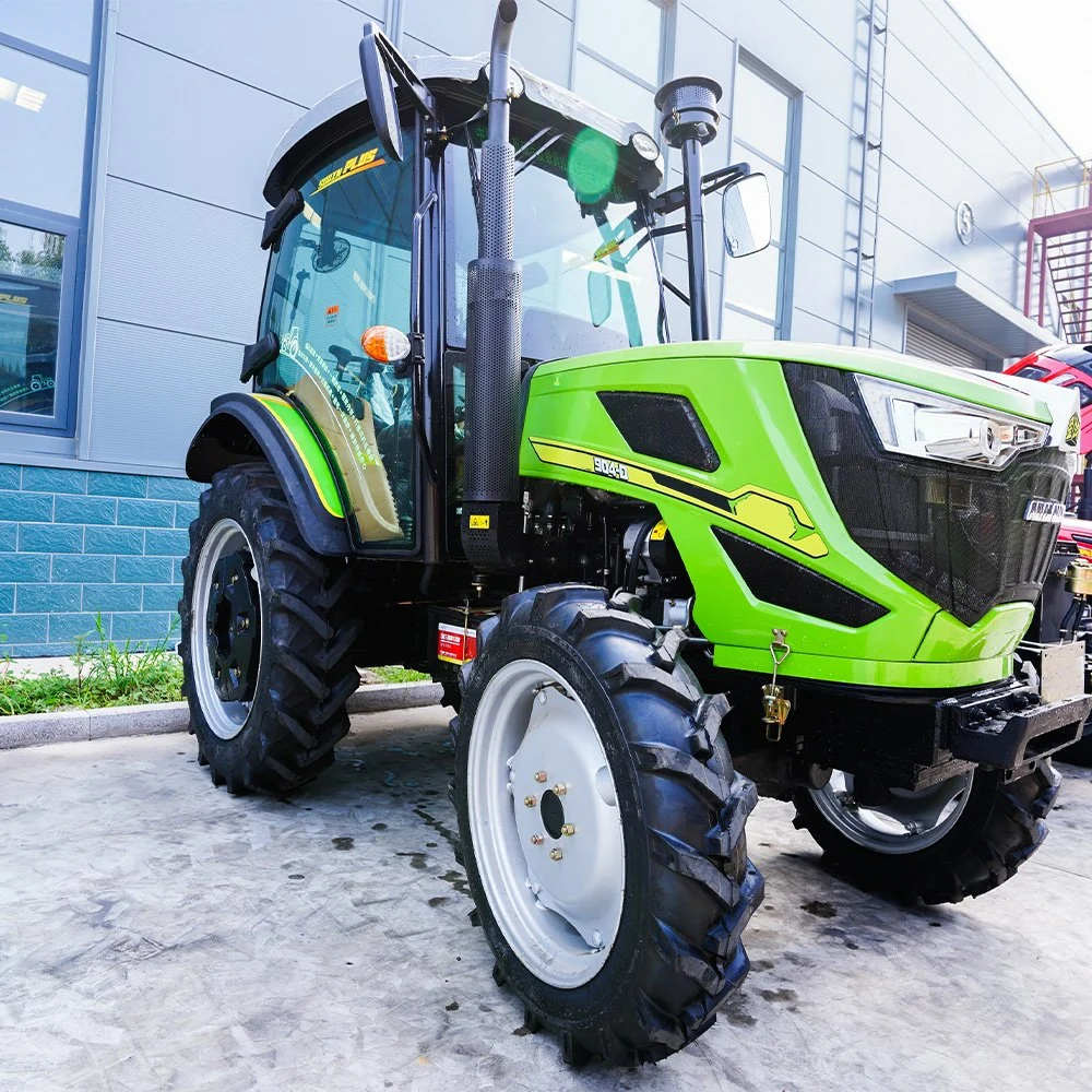 CE Certificated Factory Price 4X4 Compact 90HP Tractor with Loader and Backhoe with Environmental