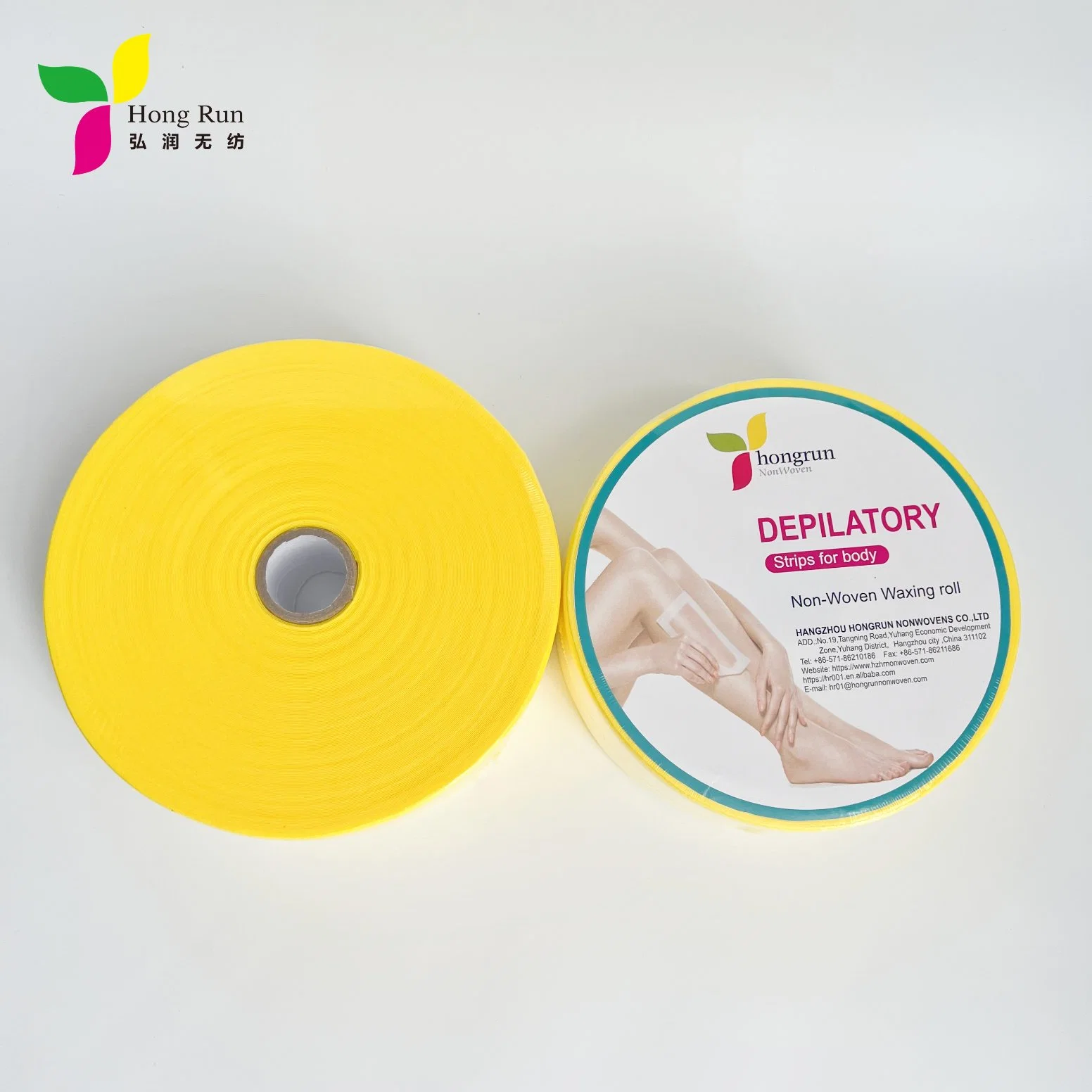 OEM Nonwoven Wholesale/Supplier Depilatory Waxing Paper Rolls for Body Hair Removal