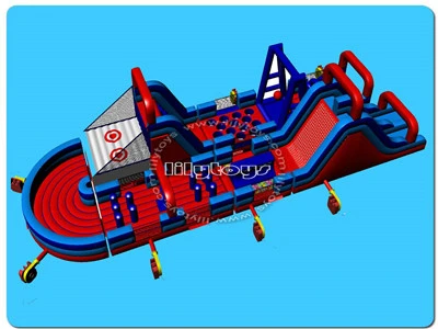 Attractive Children Commercial Interior Playground Indoor Playground Equipment Inflatable Obstacle Course for Sale