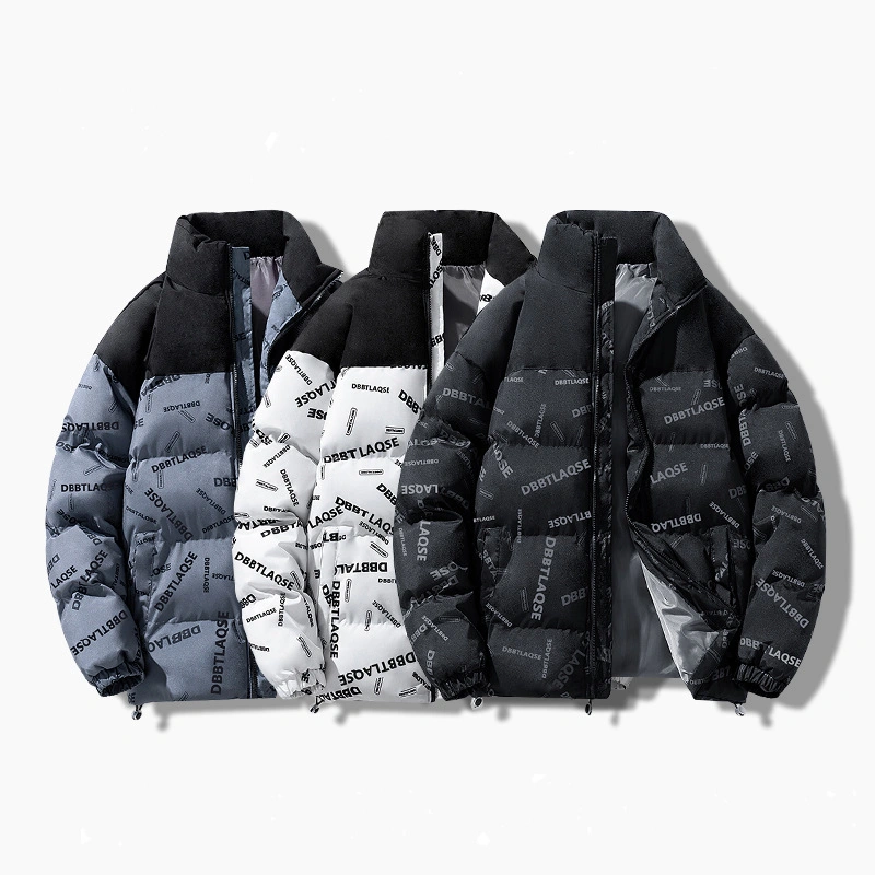 Winter Men's Fashion Men's Cotton-Padded Coat Men's Winter Warm Casual Cotton-Padded Jacket