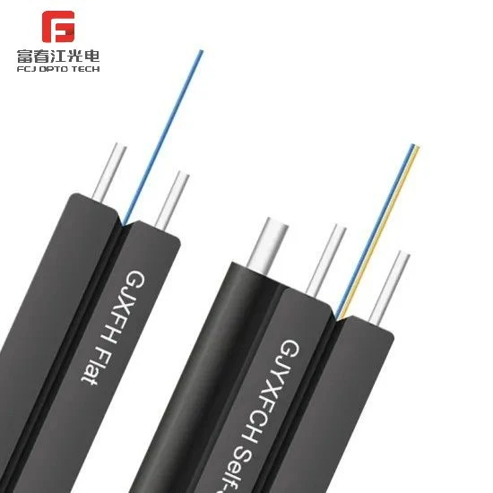 Fcj 2 Core Outdoor GJYXFCH Figure 8 Fiber Optic Drop Cable FTTH