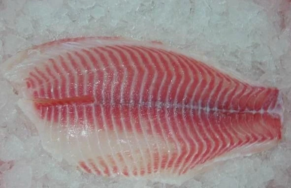 Sinocharm Fresh Frozen Fish Seafood Black Tilapia Fillet Skinned