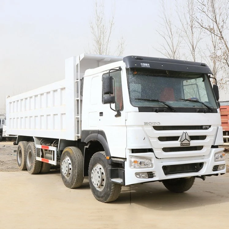 HOWO Secondhand 8X4 Tipper Truck 12 Wheeler 40 Ton Load Capacity Dump Trucks with Low Price
