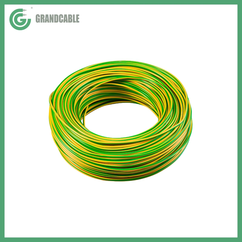 Aluminum Conductor Single Core PVC Insulated Electrical Building Wire with 1c 6mm2 BS6746 0.6/1kV