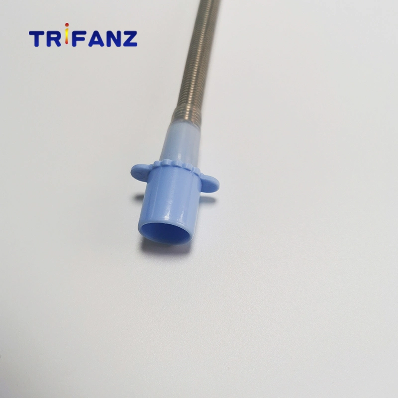 Consumíveis cirúrgicos tubo de silicone endotraqueal descartável sem punho de tamanhos diferentes Disponível