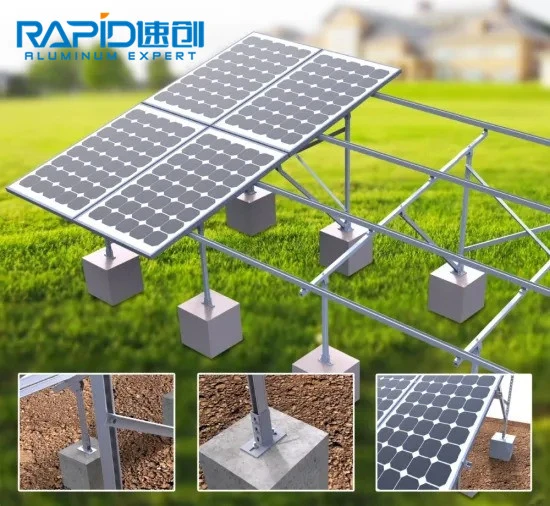 Aluminum Metal Solar Roof Panel Side Support Ground Mount Mounting Bracket