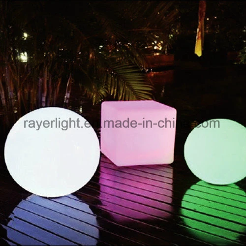 PE Material RGB Lighting Christmas Ball and Chairs Lights