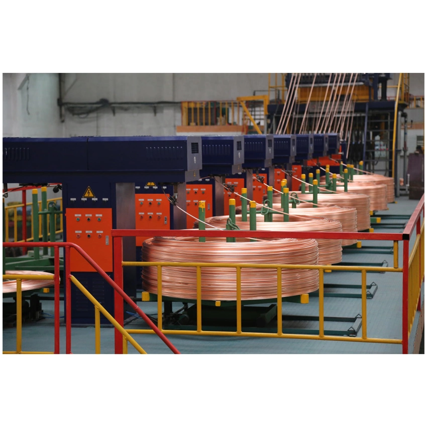 Swan de la línea de producción automática para-Tubo de cobre/latón varilla/máquina de fabricación de alambre de colada continua el equipo de fábrica de Fundición