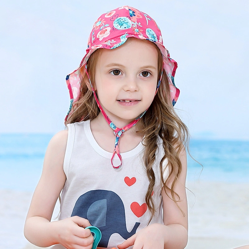 Boys and Girls UV Protection Large Brimmed Sun Hats