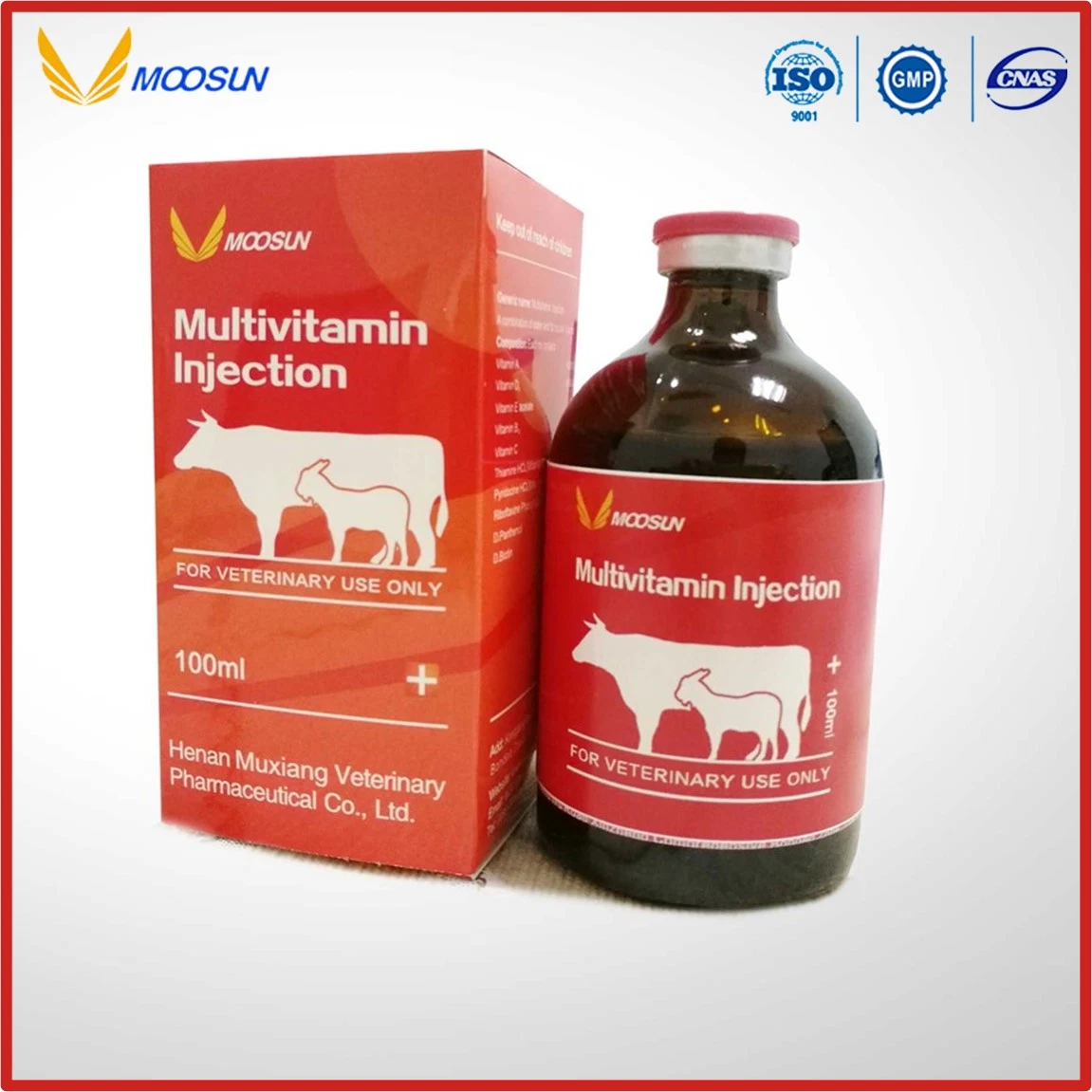 Multivitamin Injection Promote Growth for Animal Use GMP Manufacturer