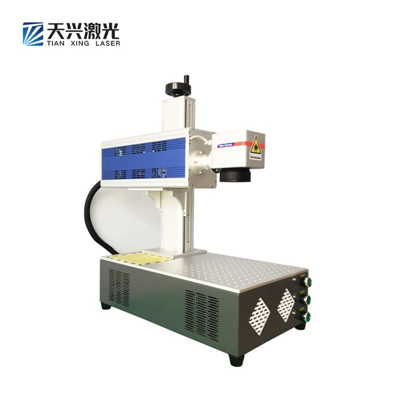 Portable Desktop 20W 30W 50W 60W Galvo CO2 Laser Marking Machine for Pet Bottles Leather Wood CO2