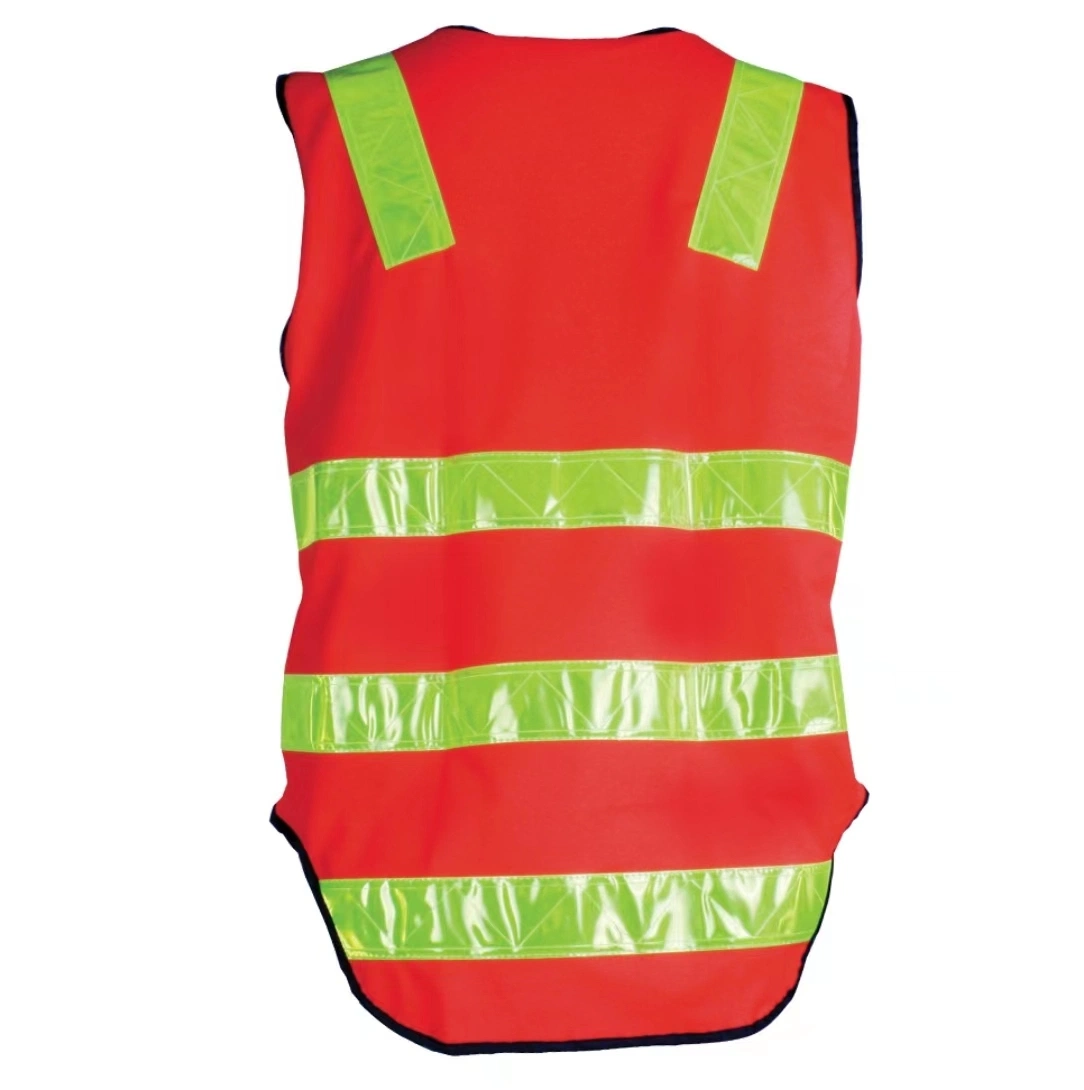 High quality/High cost performance Hi Vis Safety Vest with Reflective Tapes for Day/ Night Use Work Road Vest